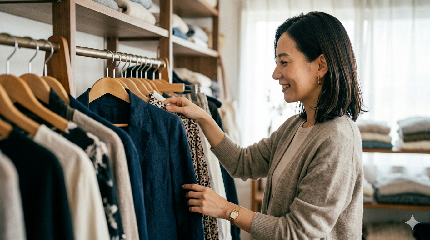 40代の体型カバーに洋服レンタルがおすすめ