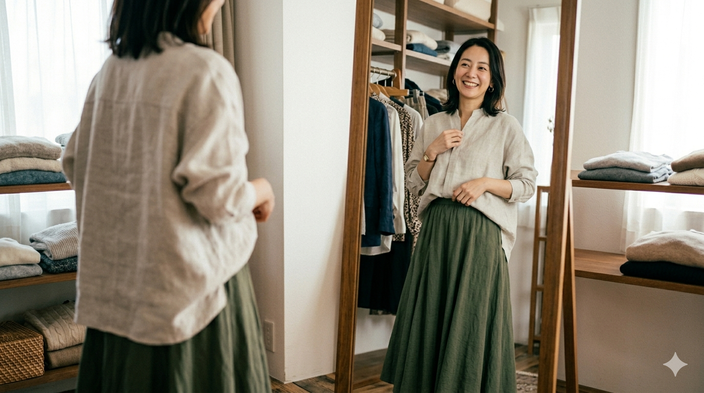 40代体型カバーにおすすめのスタイリスト服サブスク