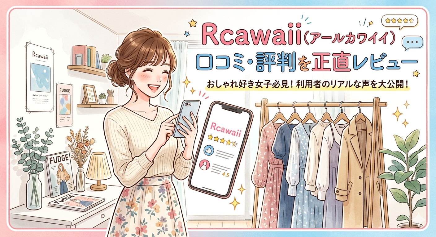 Rcawaii(アールカワイイ)口コミ・評判を正直レビュー【2026年最新】